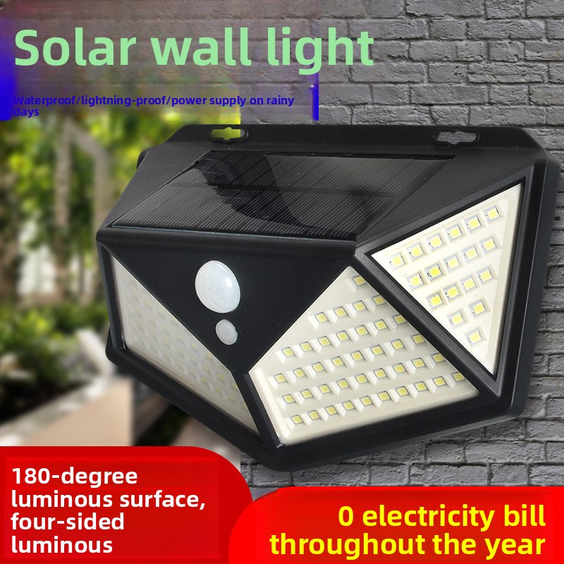 Outdoor Lighting On Amazon - Lampada Solare da Parete con 114