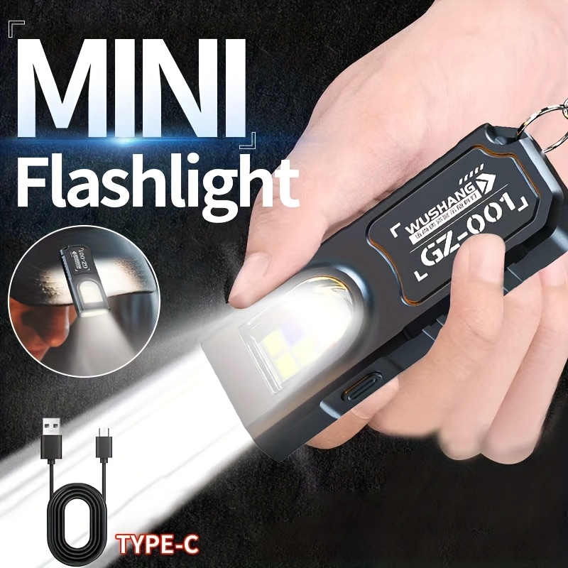 Led Flood Light - Torcia LED COB ricaricabile tramite USB-C,