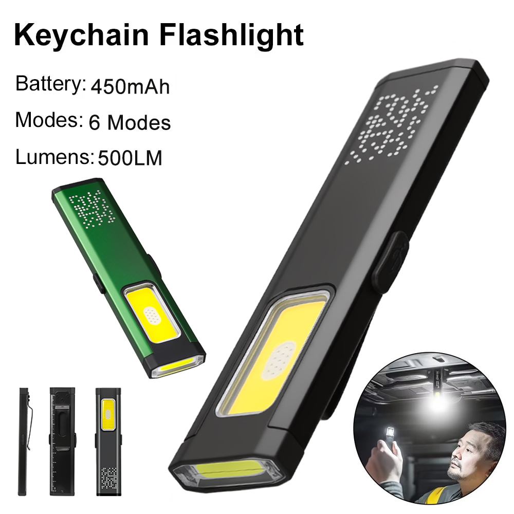 Outdoor Lighting Electric - Mini torcia a LED portatile ricaricabile,