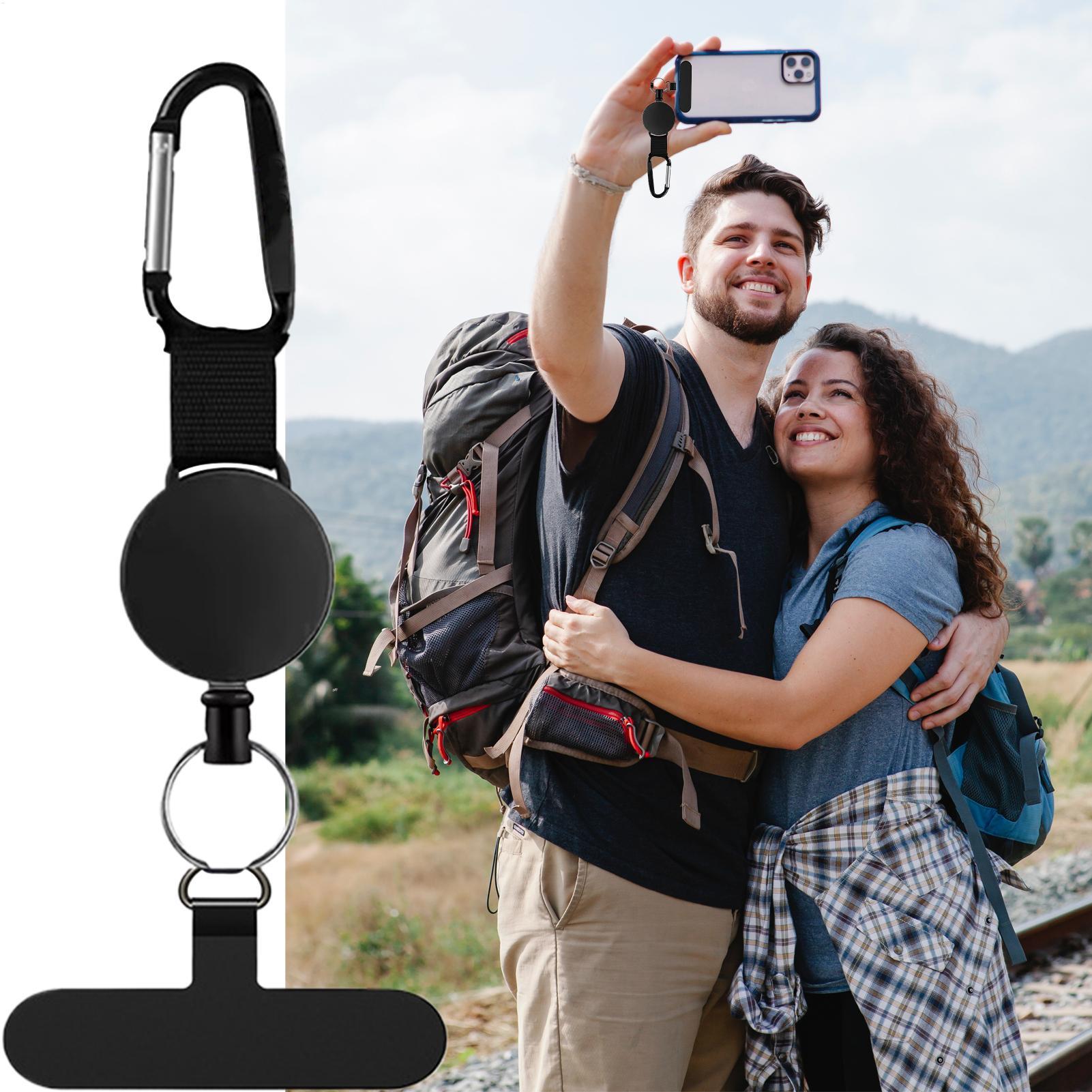 Outdoor Lighting Electric - Clip antifurto retrattile per cellulare, cordino