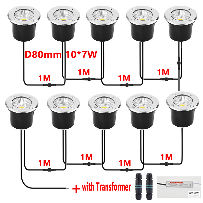 Outdoor Lighting Underground Wiring - Faretto LED da Incasso 12V IP67