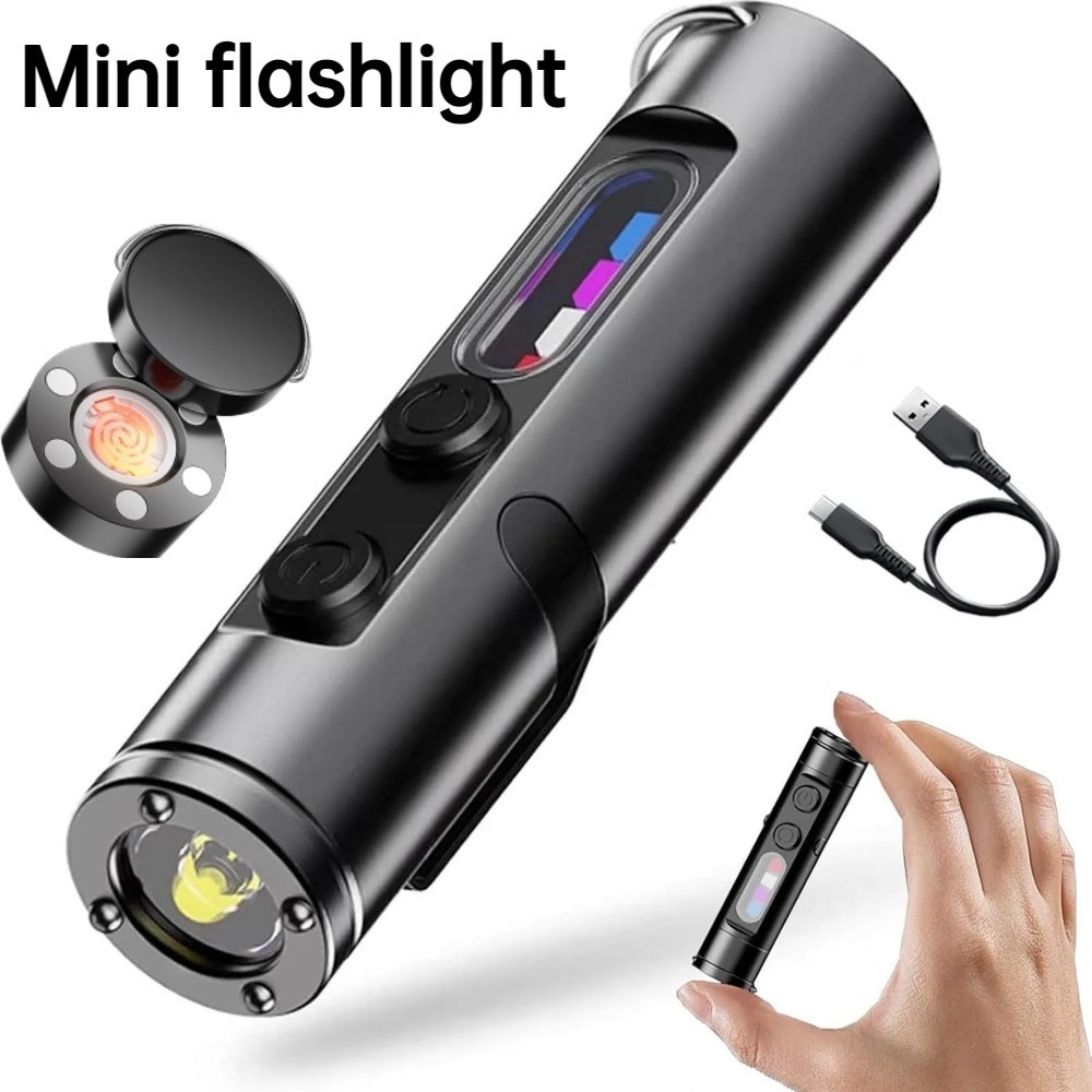 Outdoor Lighting Electric - Mini Torcia LED Ricaricabile USB-C per