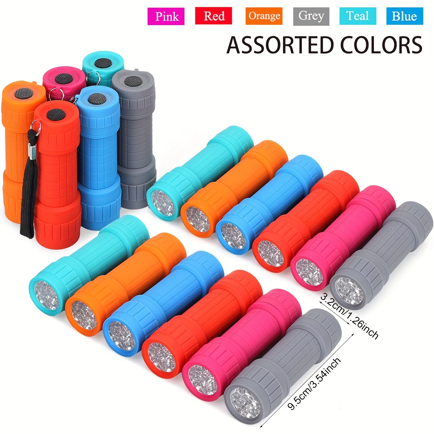 Outdoor Lighting Bollards - Mini Torcia Portatile con Nove LED