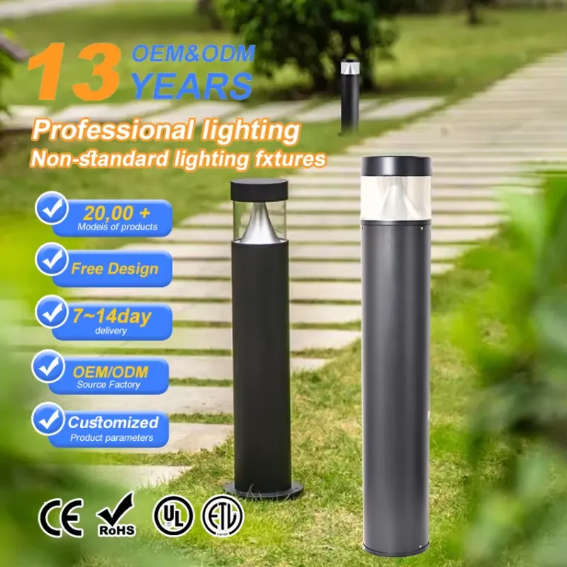 Outdoor Lighting Bollards - Lampada LED da Giardino Moderna in