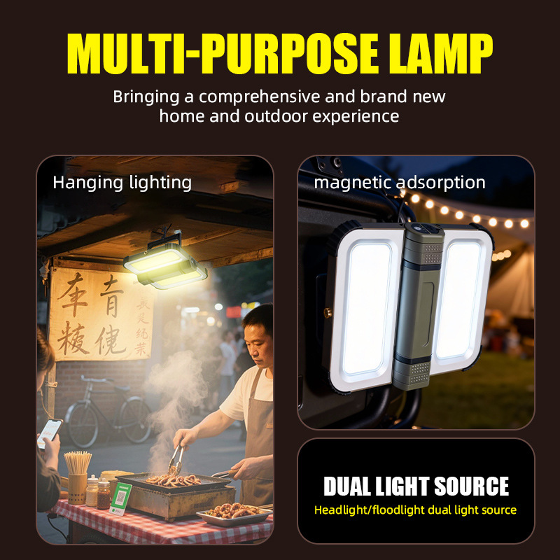 Outdoor Lighting Vendor - Lampada da Campeggio Ricaricabile a Energia