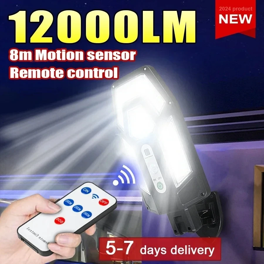 Led Flood Light - Potente lampada da parete solare 12000LM