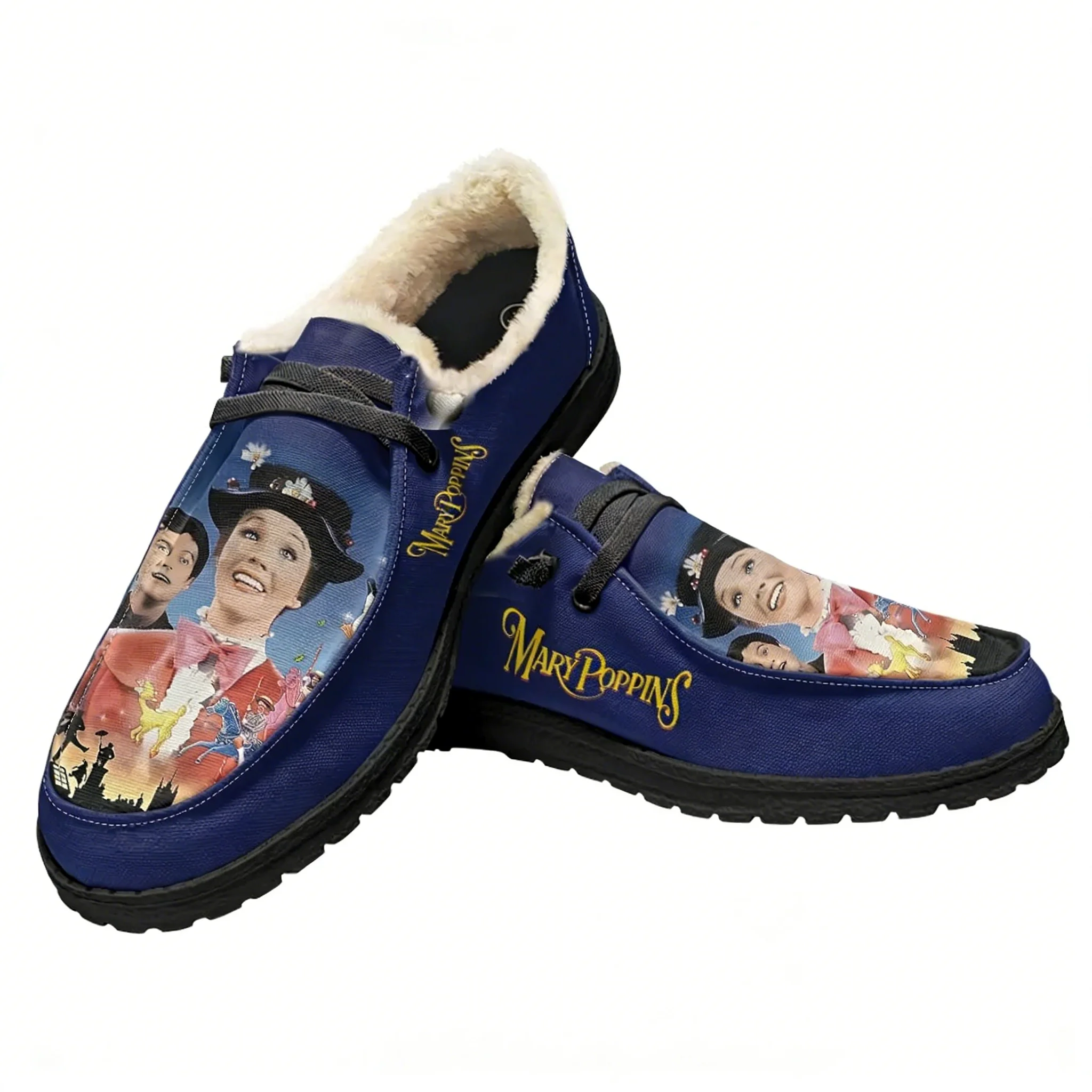 Outdoor Lighting Round - Scarpe basse in velluto Mary-Poppins, scarpe