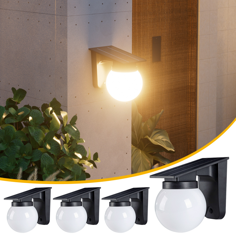 Solar Wall Sconce - Lampade da parete a sfera solare