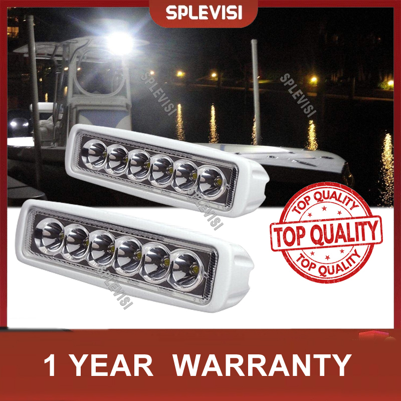 Led Flood Light - 2 pz 12V 6 LED Deck