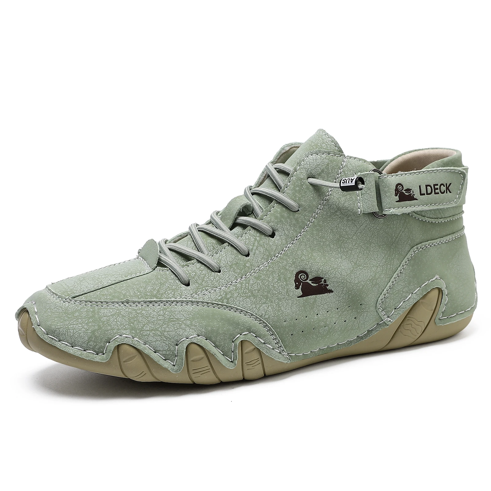 Outdoor Lighting Round - Scarpe da Uomo in Vera Pelle,