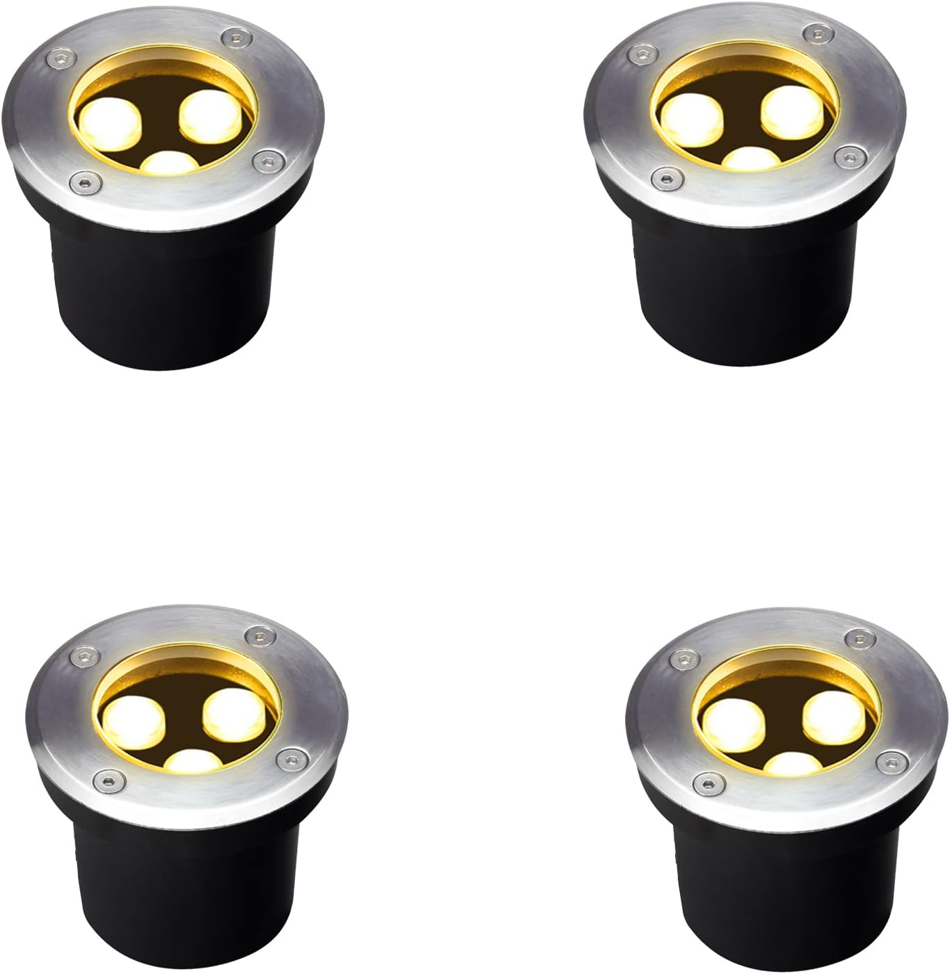 Outdoor Lighting Underground Wiring - Set di 4 Luci da Esterno