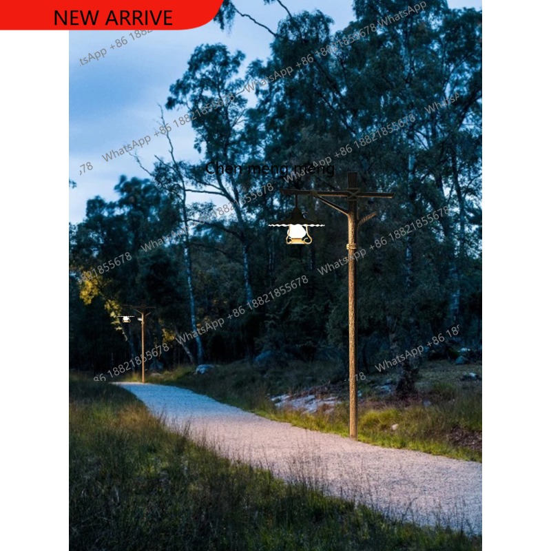 Outdoor Lighting Spotlight - Lampada solare retrò da esterno per