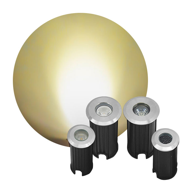 Ground Light Recessed - 1W/3W DC12v IP65 Impermeabile LED Paesaggio