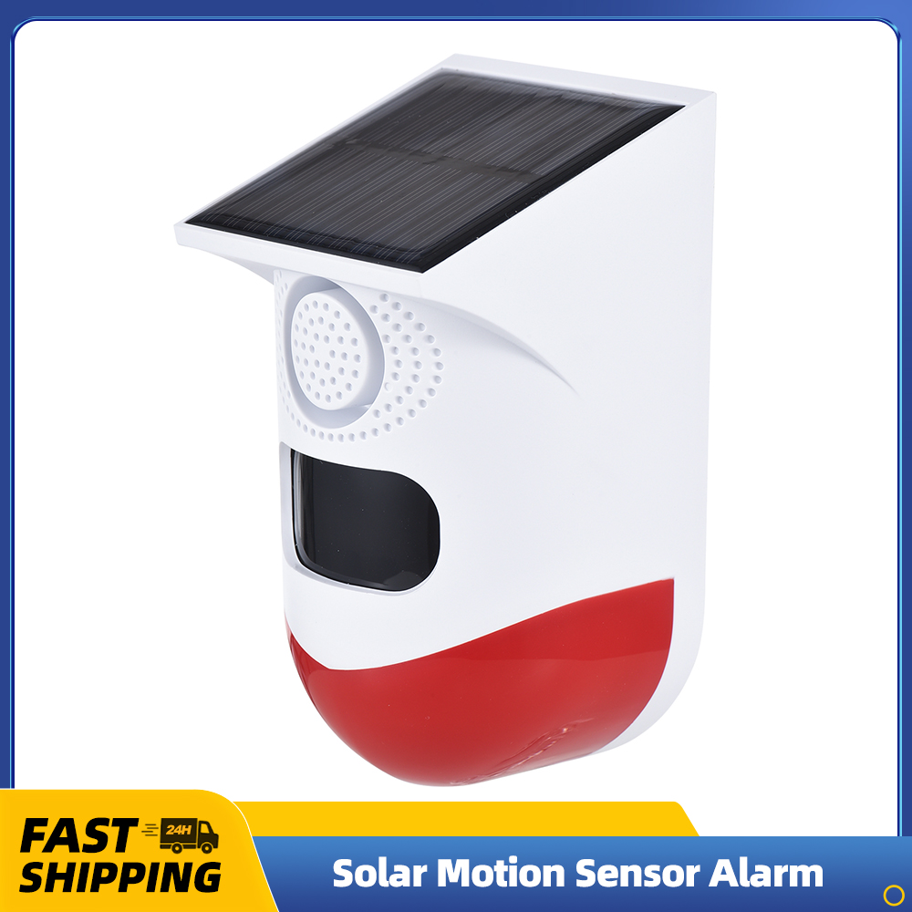 Solar Wall Sconce - Allarme sensore di movimento solare Sirena