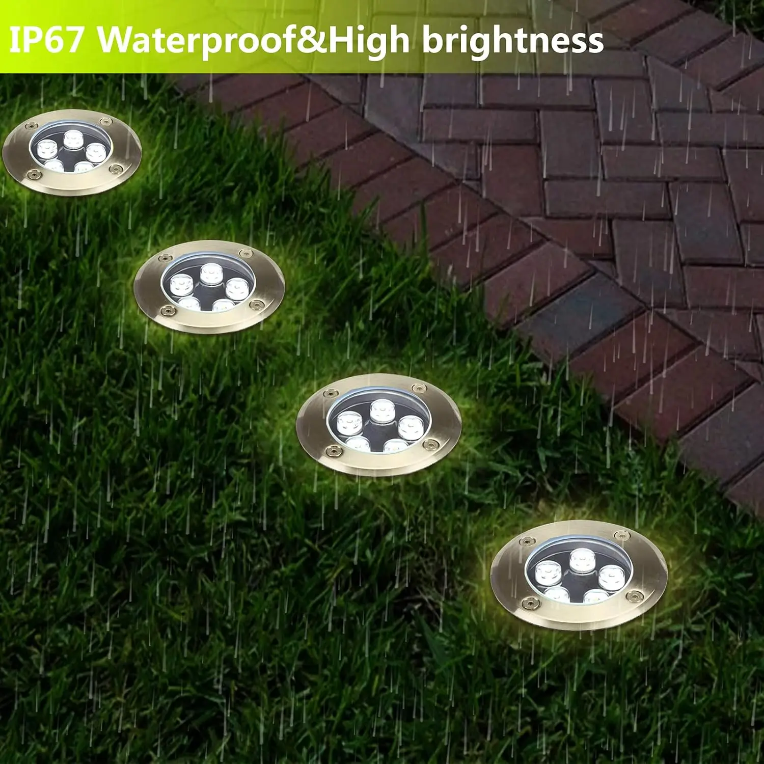 Outdoor Lighting Underground Wiring - Luci da incasso per esterni per