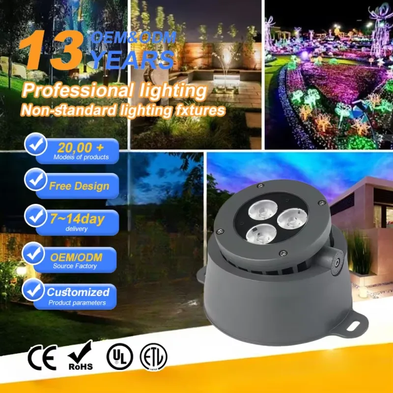 Led Flood Light - Proiettori LED COB RGBW da Esterno