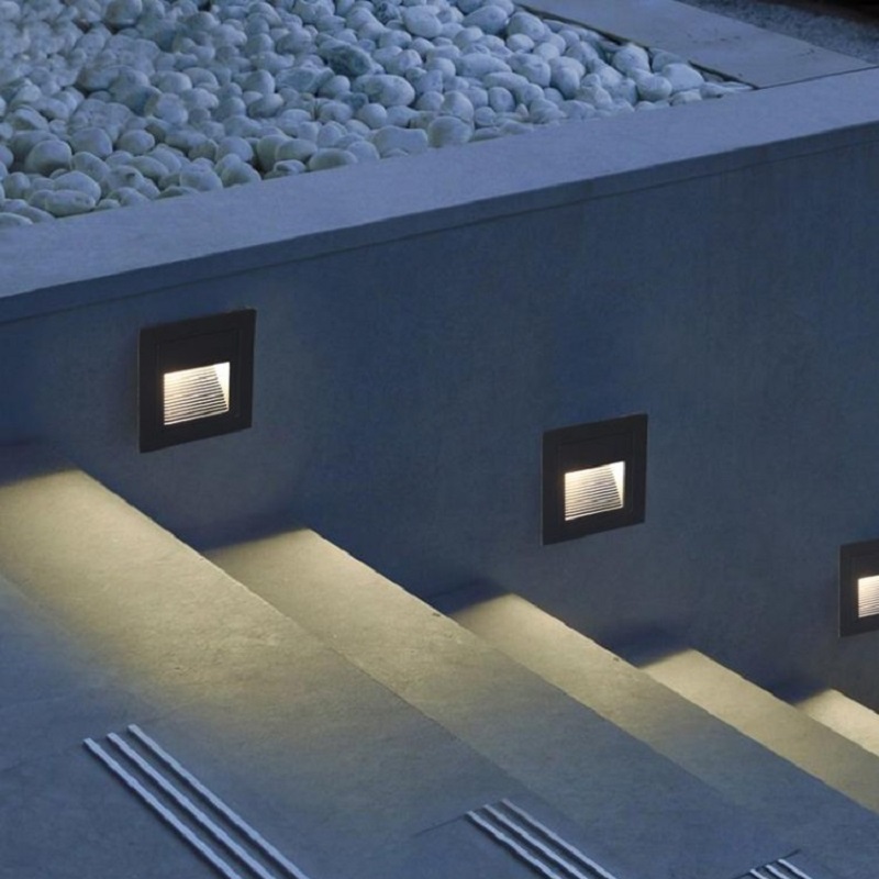 Outdoor Lighting Recessed - Luce LED da Incasso per Gradini