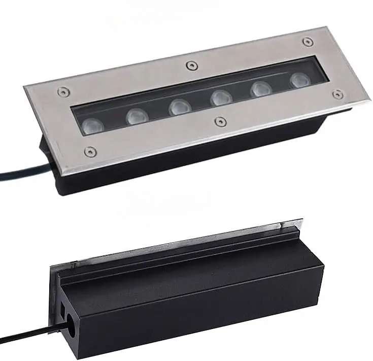 Ground Light Recessed - Faretto LED Lineare Rettangolare da Incasso