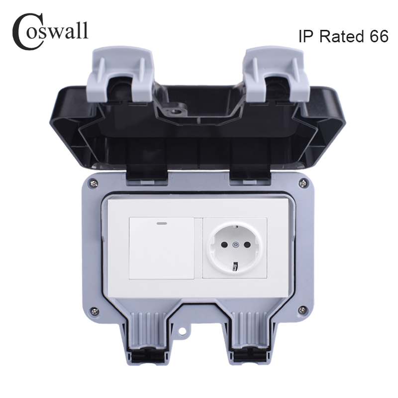 Coswall IP66 presa di corrente - Outdoor Lighting Wall Mount recensione e prezzo