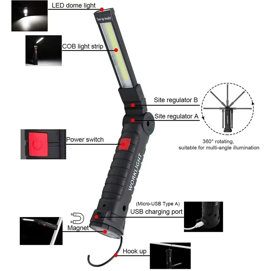Torcia LED portatile con ganci - Outdoor Lighting Lowes recensione e prezzo