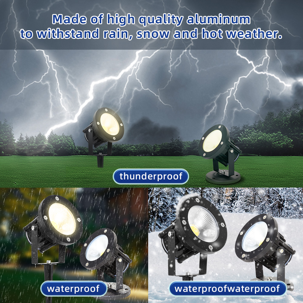 Faretto LED GU10 per Giardino, - Outdoor Lighting Spotlight recensione e prezzo