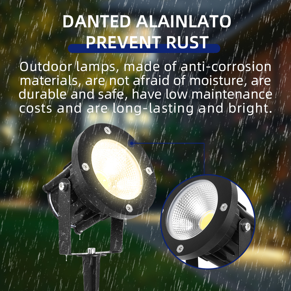 Faretto LED GU10 per Giardino, - Outdoor Lighting Spotlight recensione e prezzo