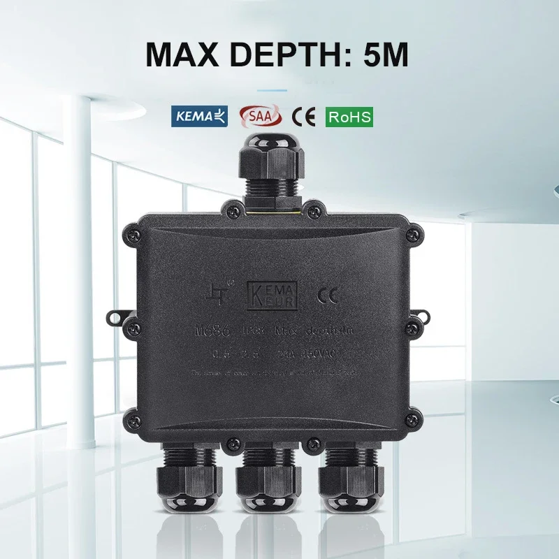 4Way 1In3Out IP68 Impermeabile - Outdoor Lighting Underground Wiring recensione e prezzo