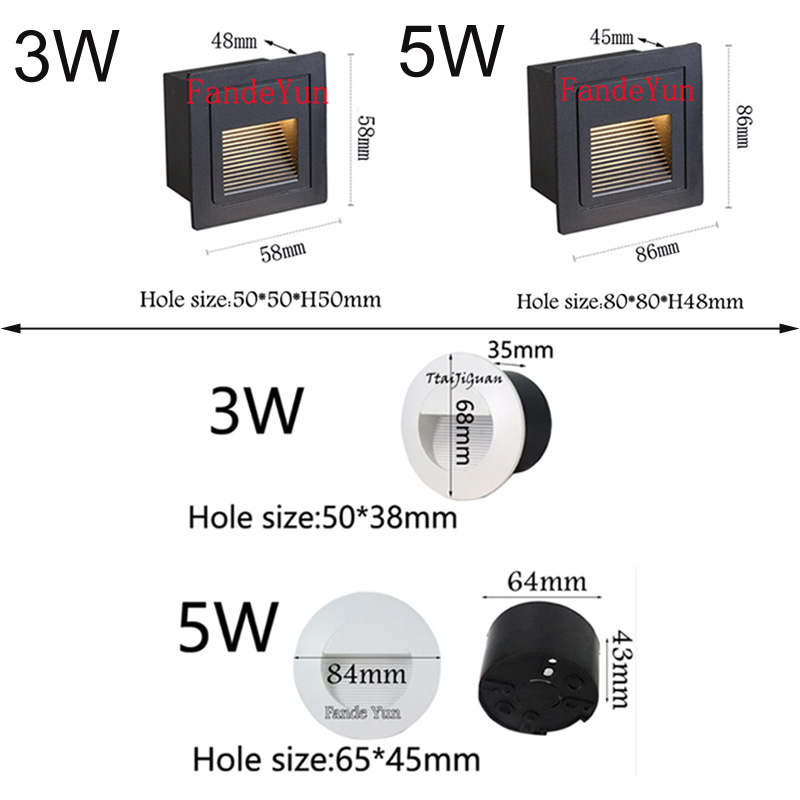 Lampada da Parete LED Dimmerab - Outdoor Lighting Recessed recensione e prezzo