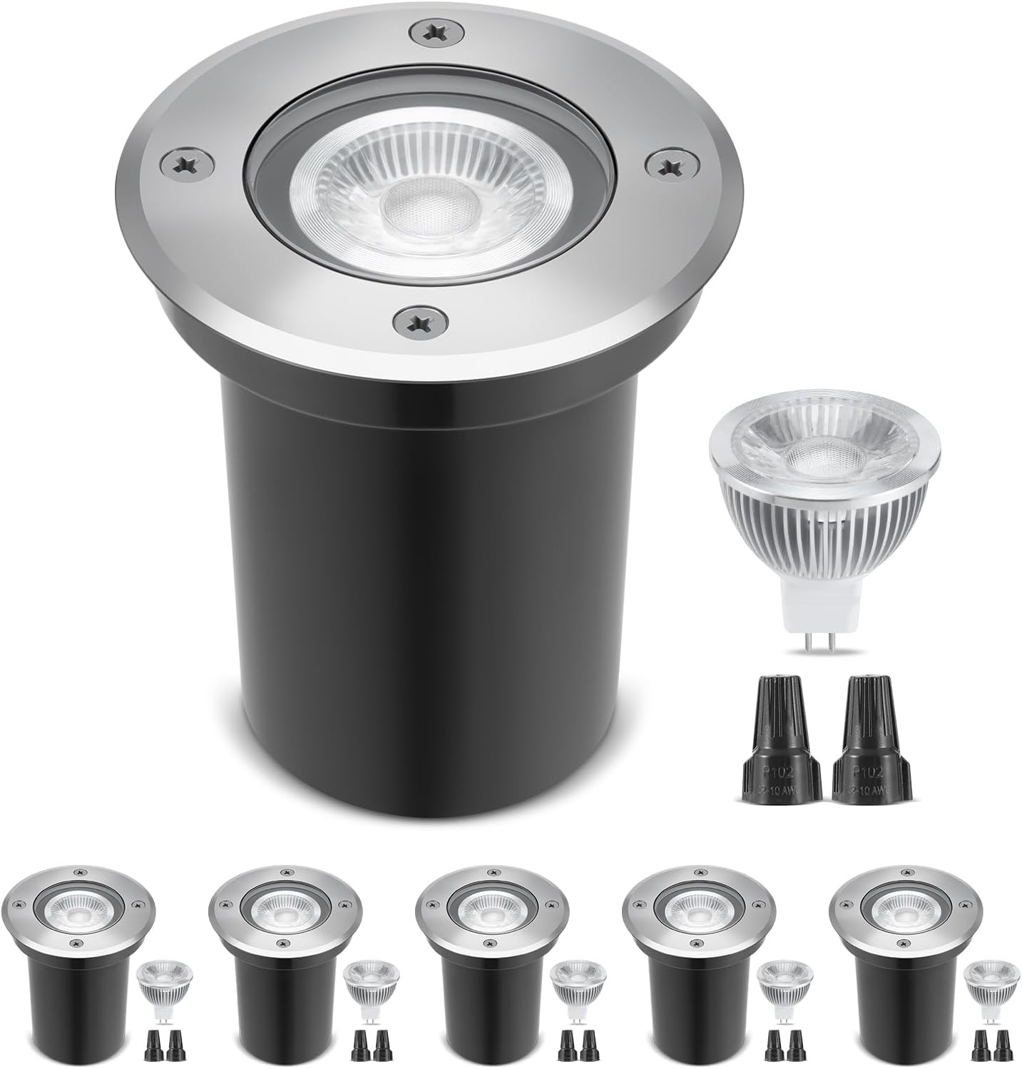 Confezione da 6 luci di pozzo  - Outdoor Lighting Underground Wiring recensione e prezzo