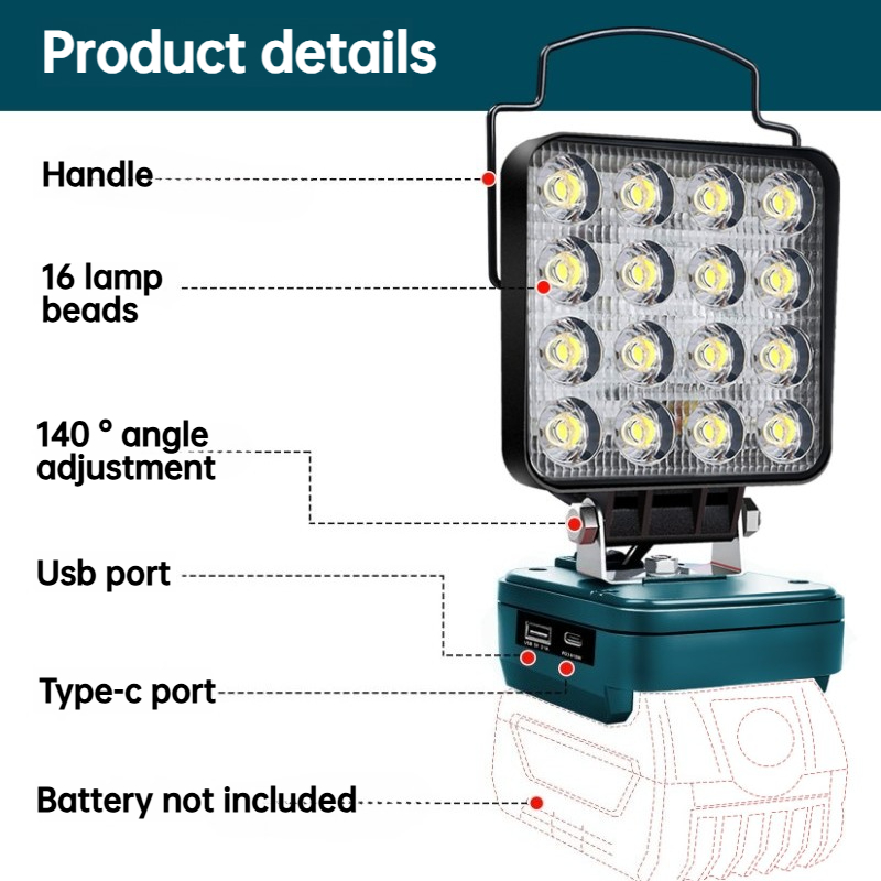 Lampada da Lavoro LED per Batt - Outdoor Lighting Electrician recensione e prezzo