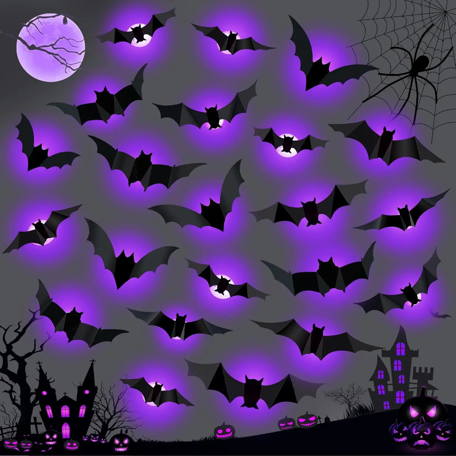 Pipistrelli LED di Halloween D - Lighting Wedding Outdoor recensione e prezzo
