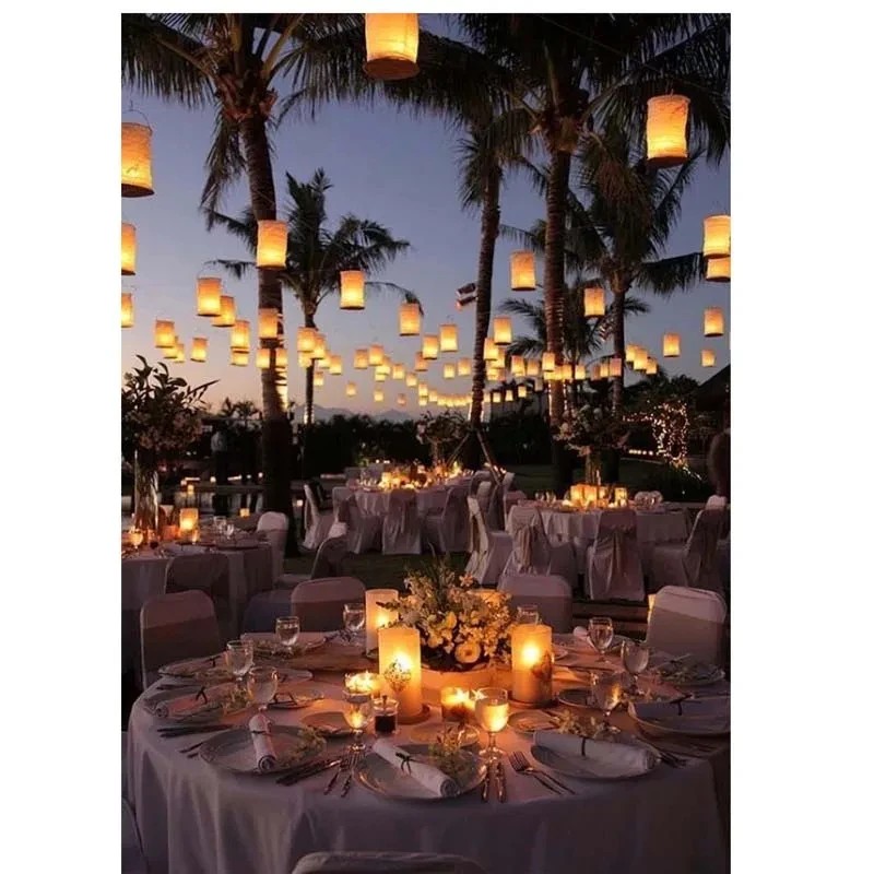 Lanterne di Carta Bianche Cili - Lighting Wedding Outdoor recensione e prezzo