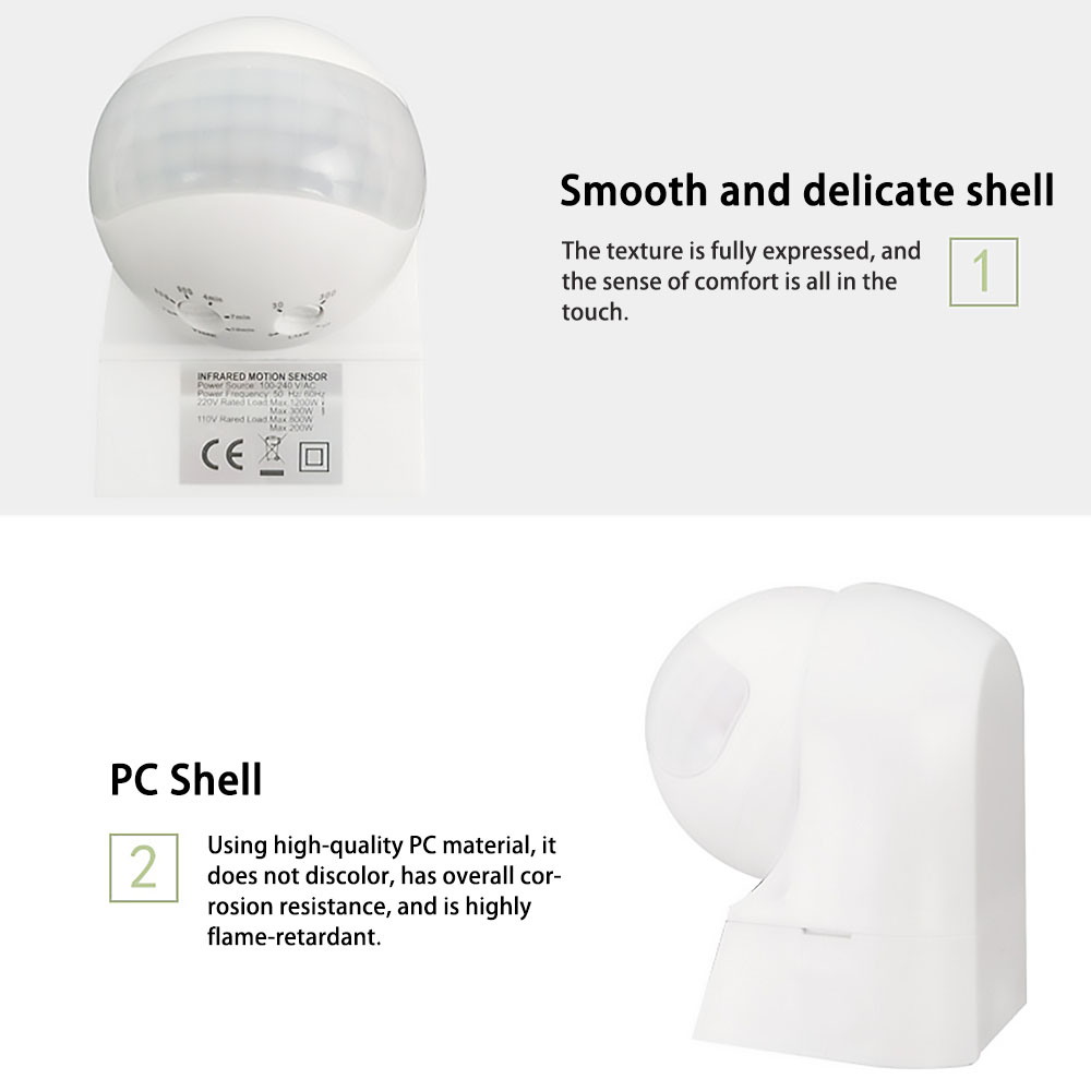 Sensore di Movimento PIR a Inf - Outdoor Lighting Wall Mount recensione e prezzo