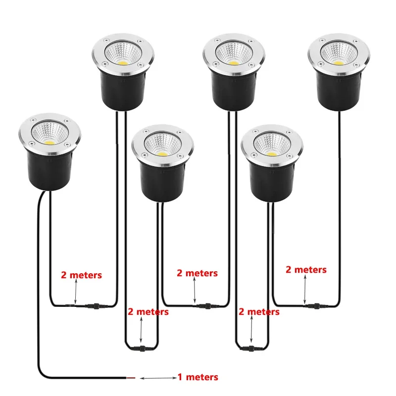 Faretto LED Interrato Impermea - Outdoor Lighting Underground Wiring recensione e prezzo