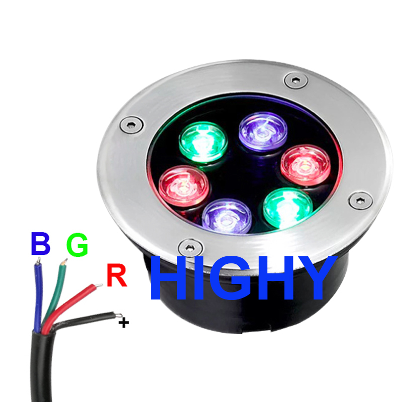 Luce sotterranea a LED RGB a 4 - Outdoor Lighting Underground Wiring recensione e prezzo