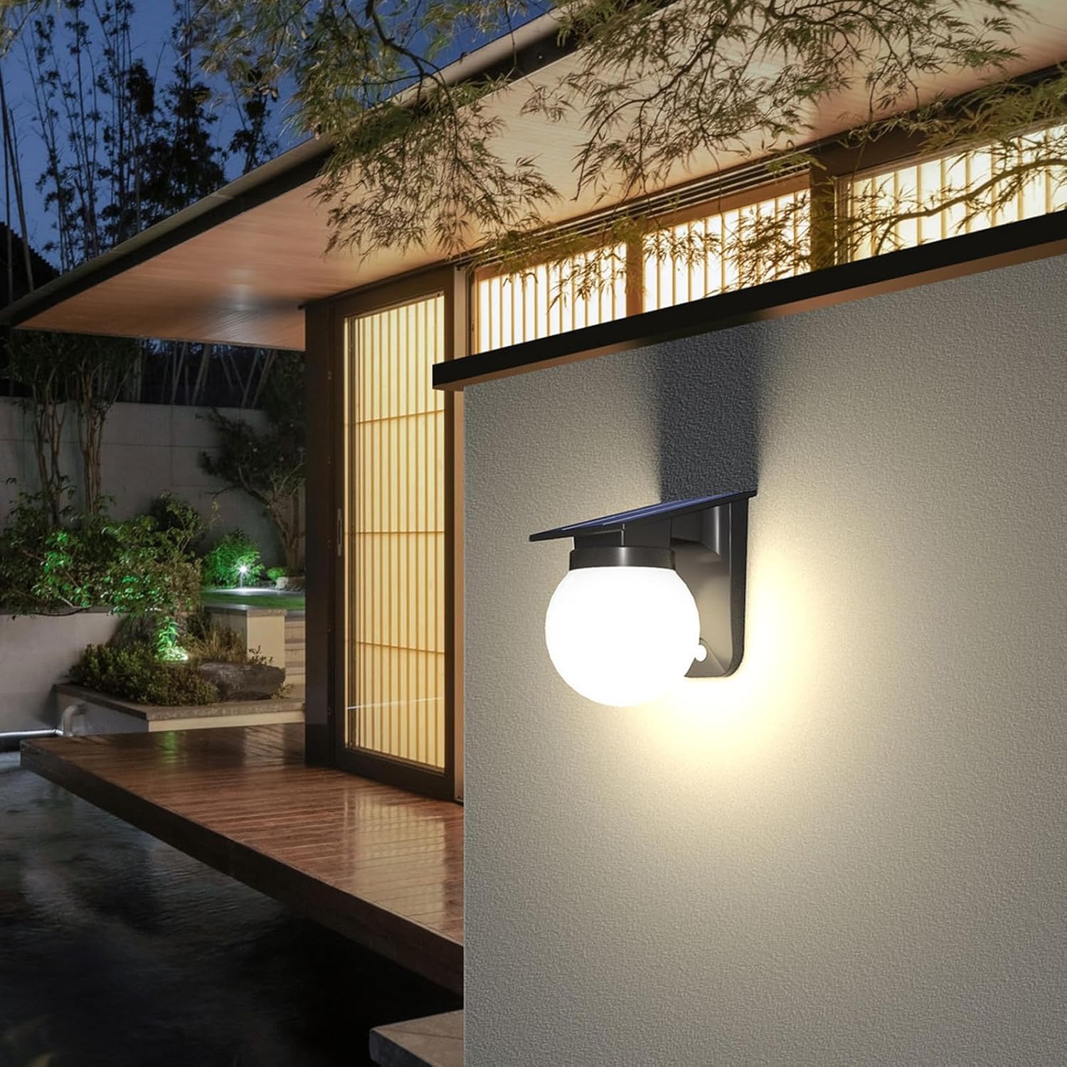 Lampade da parete a sfera sola - Solar Wall Sconce recensione e prezzo