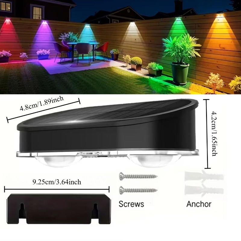 Luce Solare RGB per Recinzione - Solar Wall Sconce recensione e prezzo
