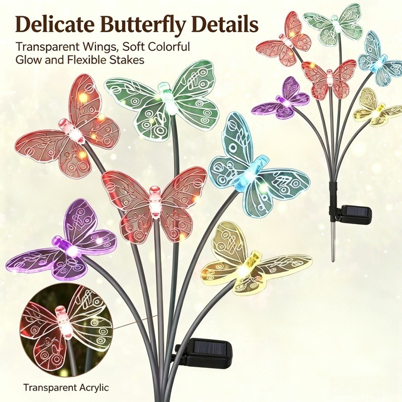Luci a Farfalla Alimentate a E - Outdoor Lighting Battery recensione e prezzo