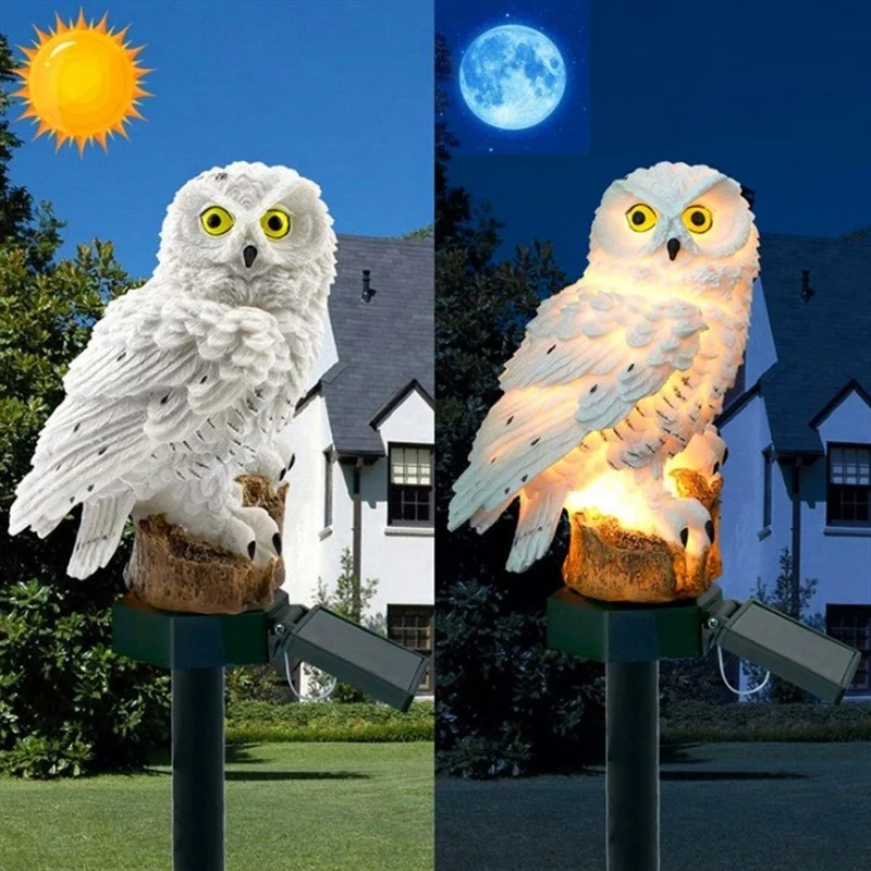 Statua di Gufo Solare con Luce - Outdoor Lighting Electric recensione e prezzo