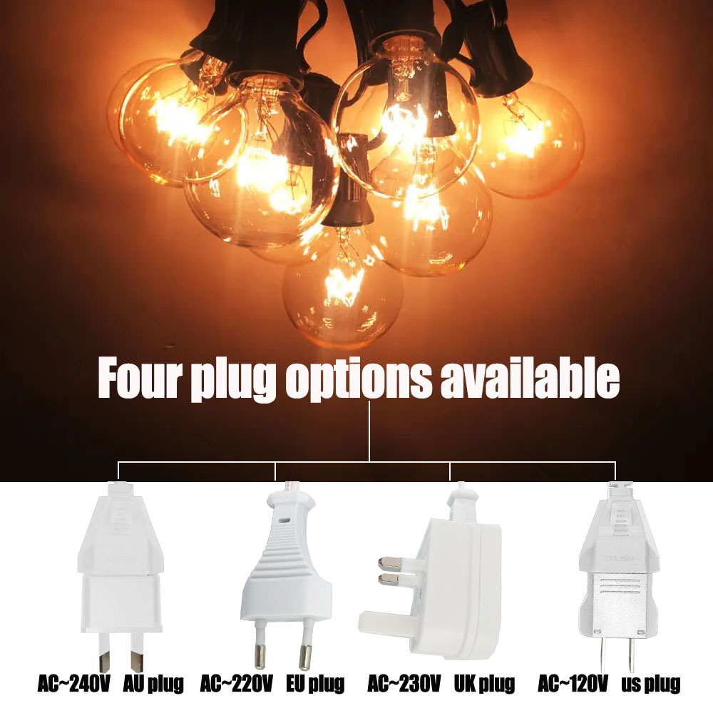 Luci a stringa vintage G40 con - Lighting Wedding Outdoor recensione e prezzo
