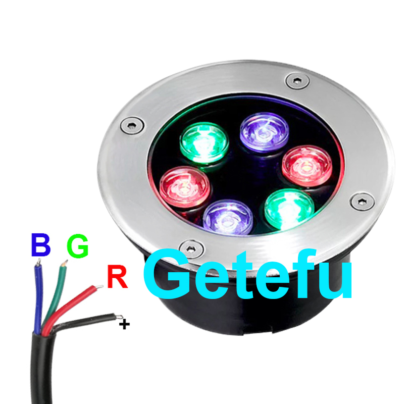 Luce sotterranea a LED RGB a 4 - Outdoor Lighting Underground Wiring recensione e prezzo