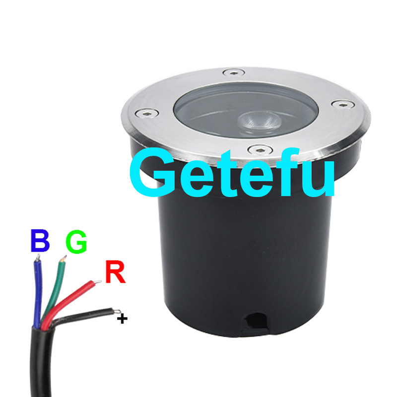 Luce sotterranea a LED RGB a 4 - Outdoor Lighting Underground Wiring recensione e prezzo