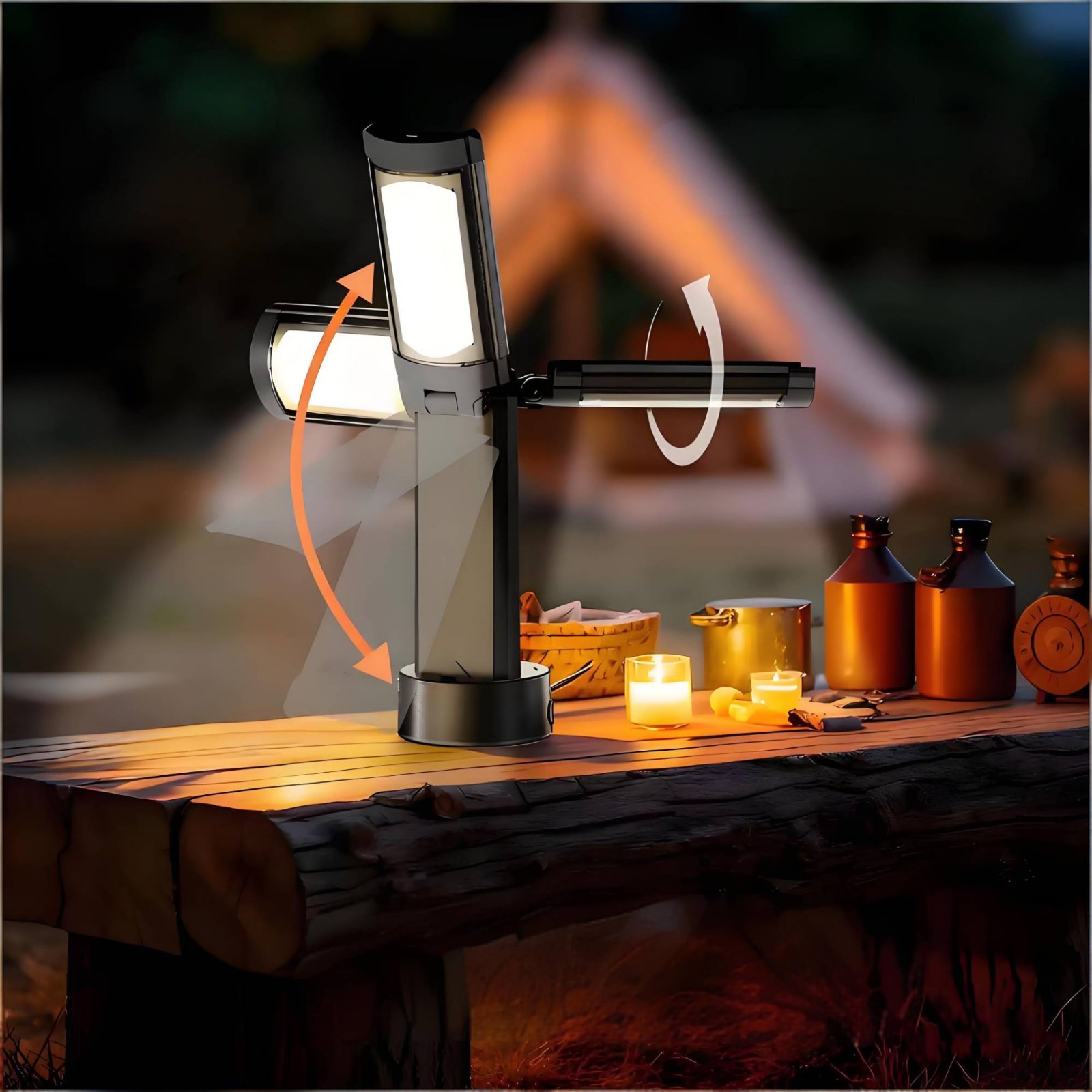 Lampada da tenda telescopica c - Outdoor Lighting Battery recensione e prezzo