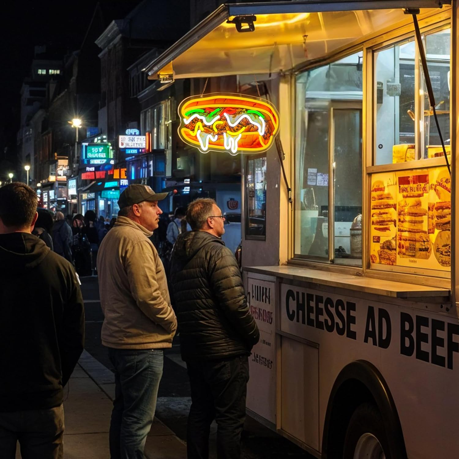 Insegna al Neon Philly Cheeses - Outdoor Lighting Vendor recensione e prezzo