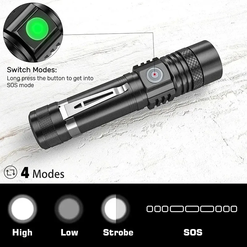 Torcia LED T6 Ricaricabile, To - Outdoor Lighting Electric recensione e prezzo