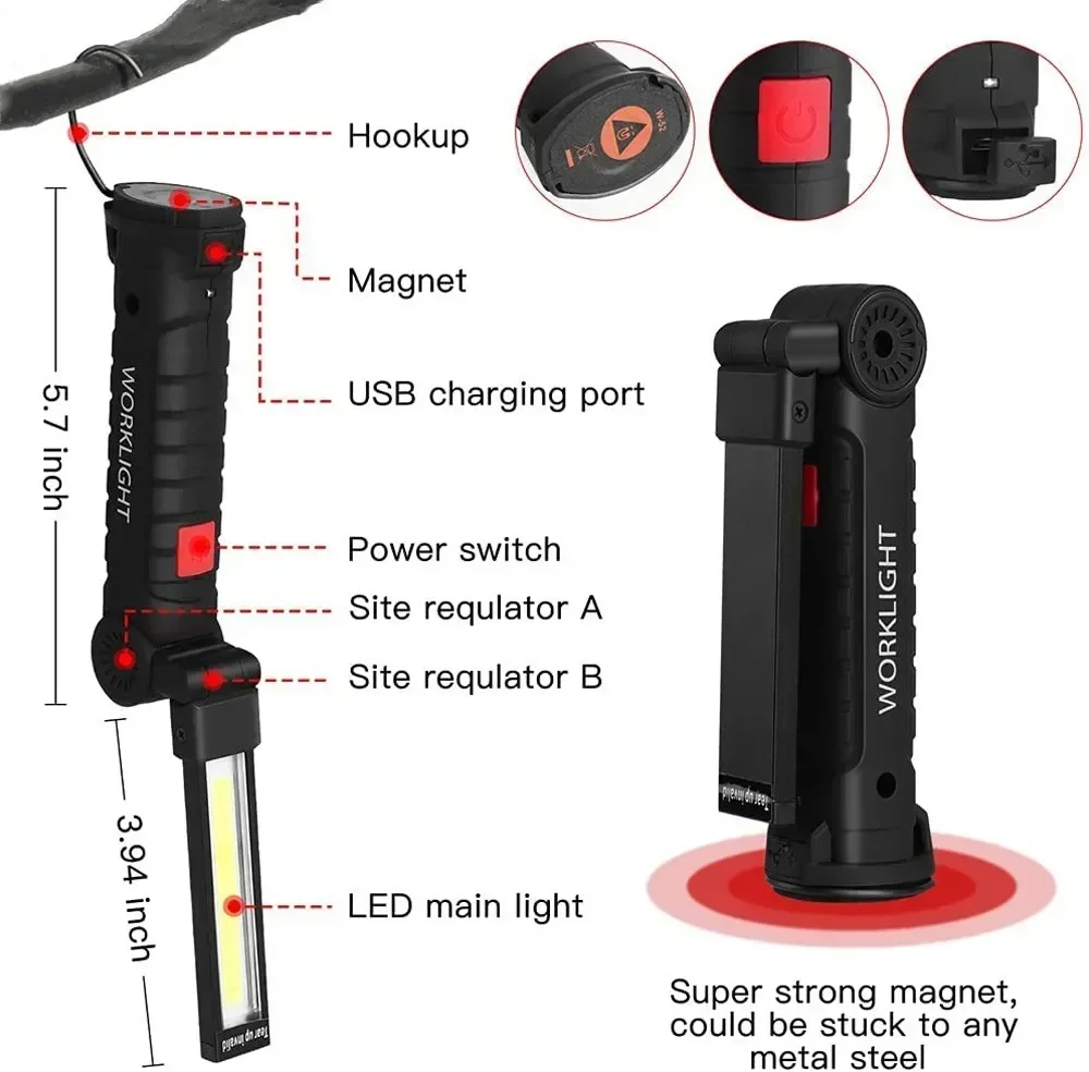 Torcia LED COB Lampada di ispe - Outdoor Lighting Electric recensione e prezzo
