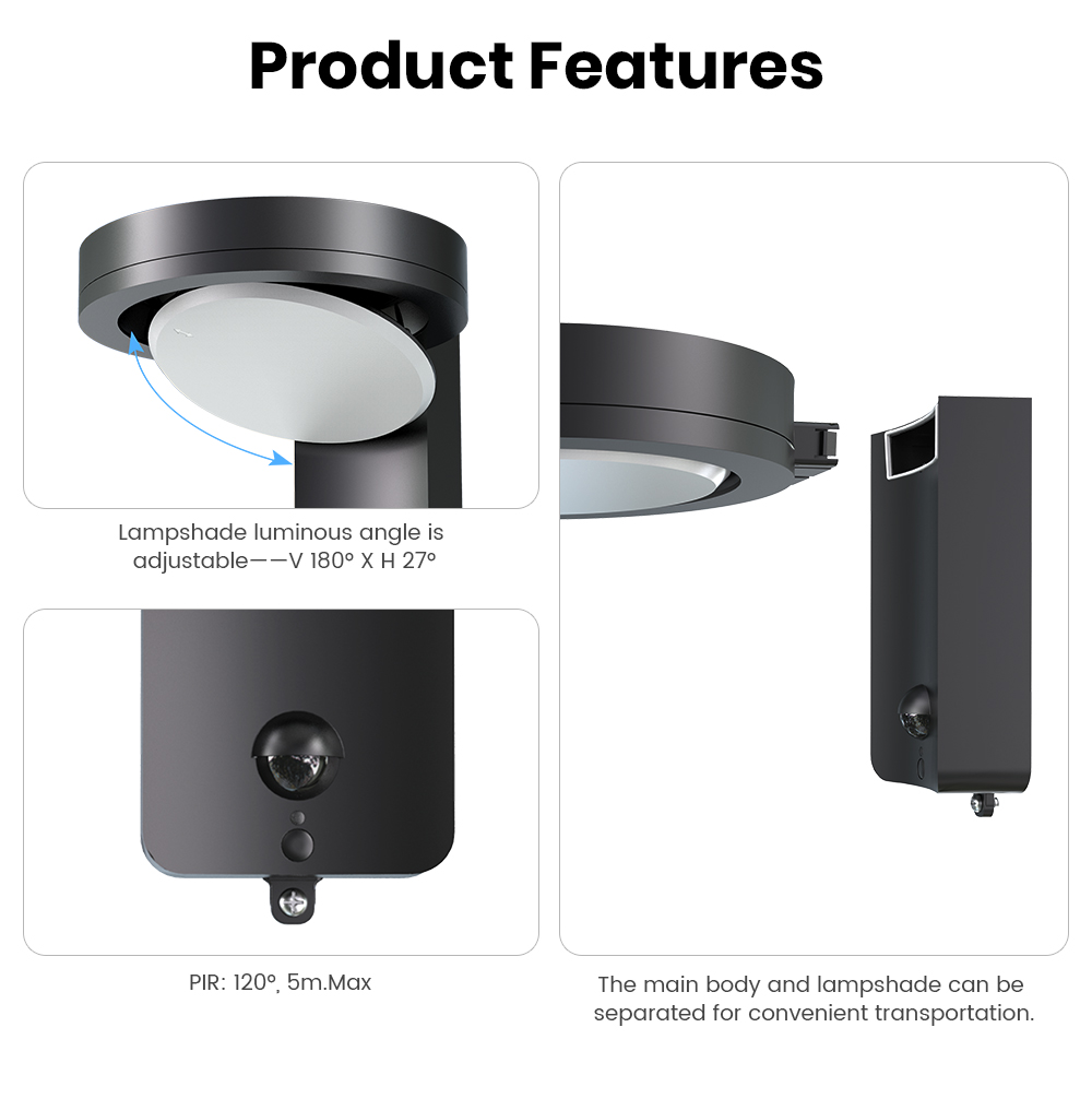 Lampade Solari da Esterno SRES - Outdoor Lighting Wall Mount recensione e prezzo