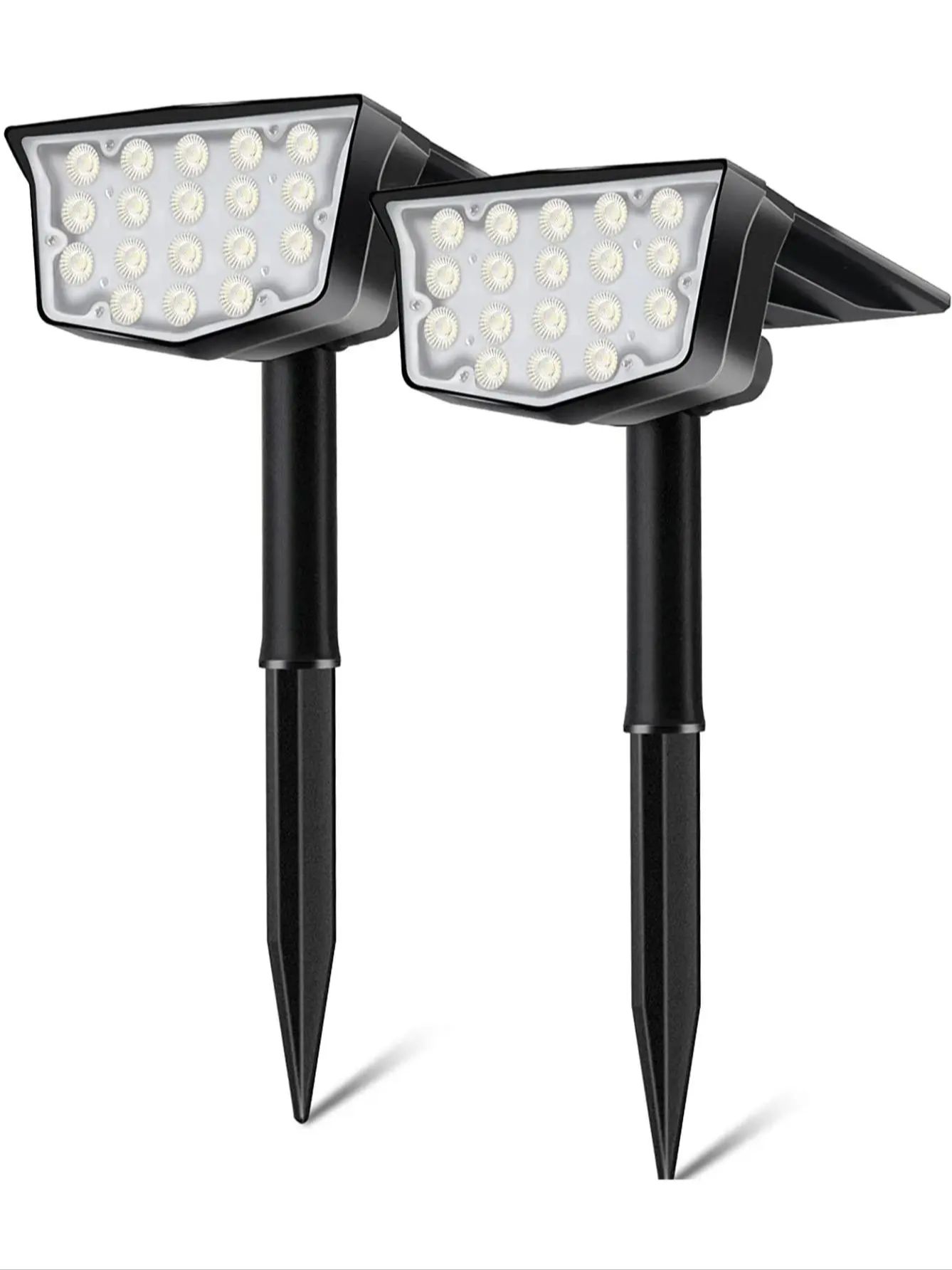 2 faretti solari da esterno da - Outdoor Lighting Spotlight recensione e prezzo
