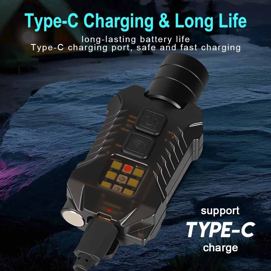 Torcia EDC potente ricaricabil - Led Flood Light recensione e prezzo