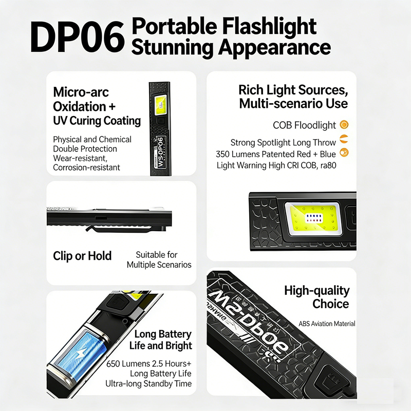 Torcia LED COB tipo C ricarica - Led Flood Light recensione e prezzo